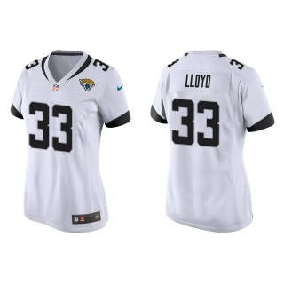 Women's Jaguars Devin Lloyd White 2022 NFL Draft Game Jersey