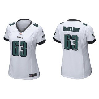 Women's Eagles Dylan McMahon White Game Jersey