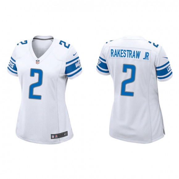 Women's Lions Ennis Rakestraw Jr. White Game Jersey