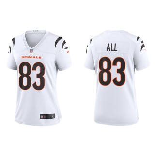 Women's Bengals Erick All White Game Jersey