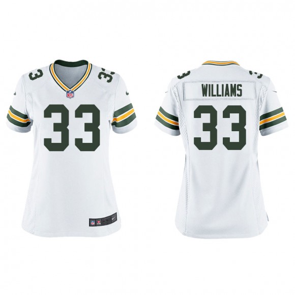 Women's Packers Evan Williams White Game Jersey