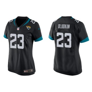 Women's Jaguars Foyesade Oluokun Black Game Jersey