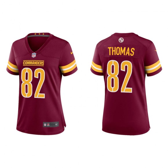 Women's Logan Thomas Commanders Burgundy Game  Jersey