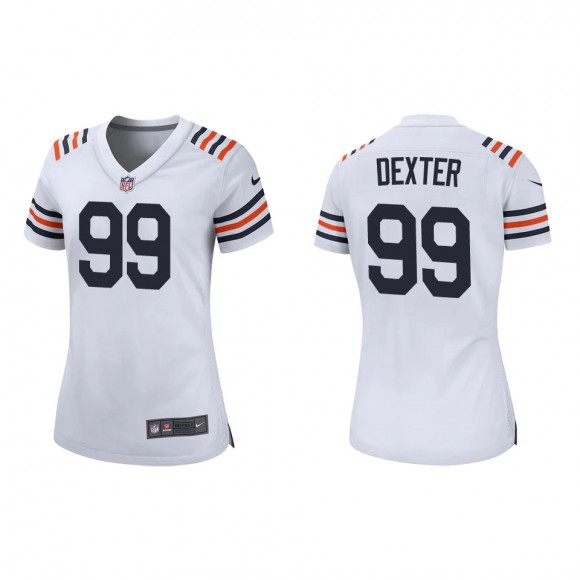 Women's Bears Gervon Dexter White Classic Game Jersey