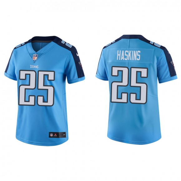 Women's Tennessee Titans Hassan Haskins Light Blue Vapor Limited Jersey