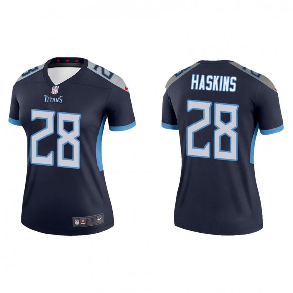 Women's Titans Hassan Haskins Navy Legend Jersey