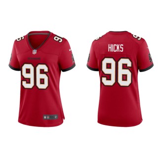 Women's Tampa Bay Buccaneers Hicks Red Game Jersey