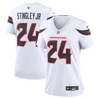 Women's Houston Texans Derek Stingley Jr. White Game Jersey