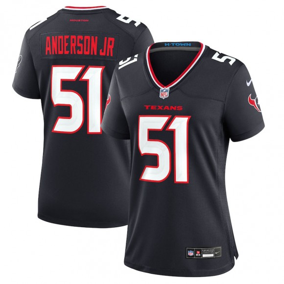 Women's Houston Texans Will Anderson Jr. Navy Game Jersey