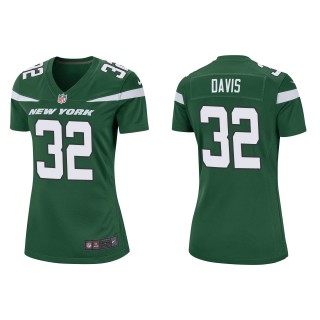 Women's Jets Isaiah Davis Green Game Jersey
