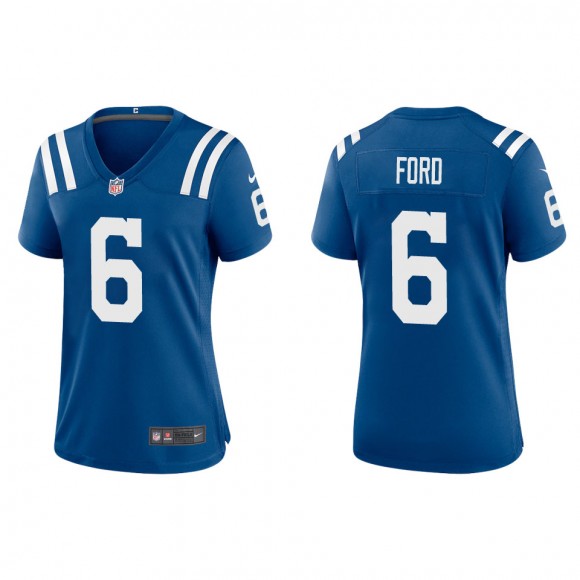 Women's Indianapolis Colts Isaiah Ford Royal Game Jersey