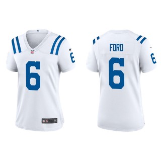 Women's Indianapolis Colts Isaiah Ford White Game Jersey