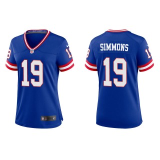 Women's Isaiah Simmons New York Giants Royal Classic Game Jersey