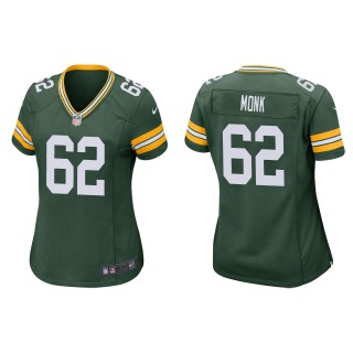 Women's Packers Jacob Monk Green Game Jersey