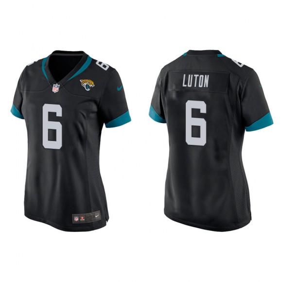 Women's Jaguars Jake Luton Black Game Jersey