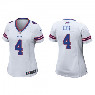 Women's James Cook White Game Jersey