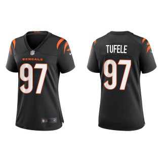 Women's Cincinnati Bengals Jay Tufele Black Game Jersey