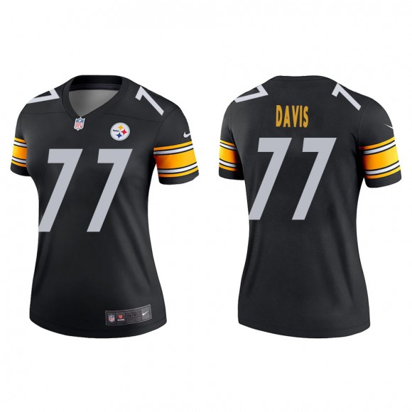 Women's Pittsburgh Steelers Jesse Davis Black Legend Jersey