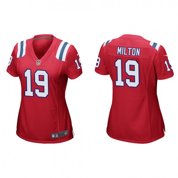 Women's Patriots Joe Milton Red Game Jersey