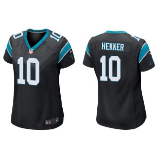 Women's Carolina Panthers Johnny Hekker Black Game Jersey