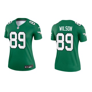 Women's Eagles Johnny Wilson Kelly Green Alternate Legend Jersey