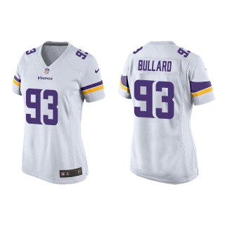 Women's Minnesota Vikings Jonathan Bullard White Game Jersey