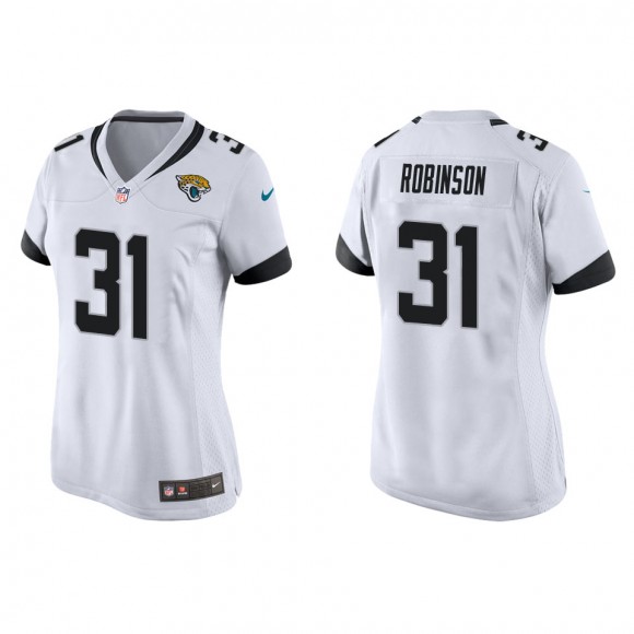 Women's Jaguars Keilan Robinson White Game Jersey