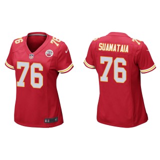 Women's Chiefs Kingsley Suamataia Red Game Jersey