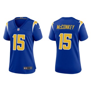 Women's Chargers Ladd McConkey Royal Alternate Game Jersey