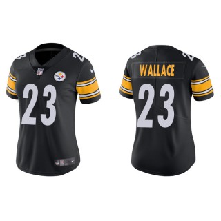 Women's Steelers Levi Wallace Black Vapor Limited Jersey