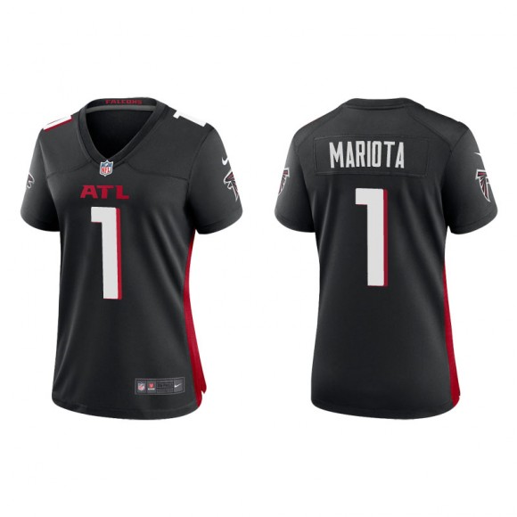 Women's Falcons Marcus Mariota Black Game Jersey