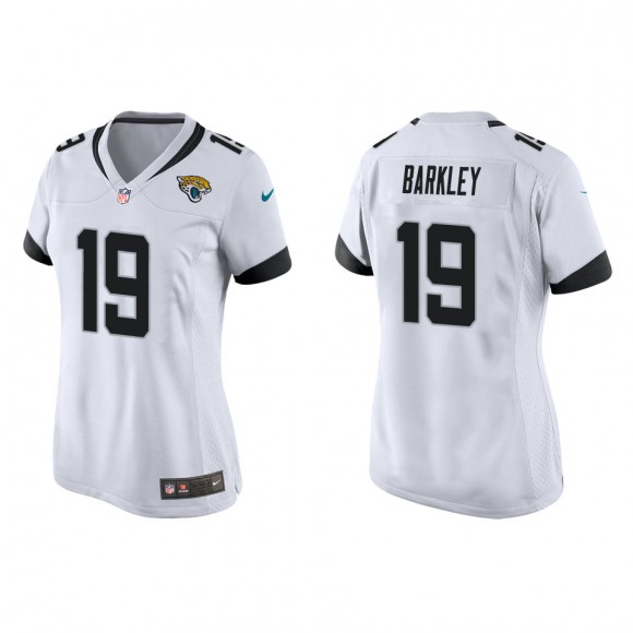 Women's Jaguars Matt Barkley White Game Jersey