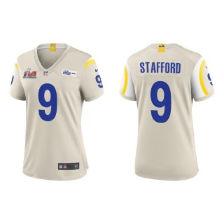Women's Super Bowl LVI Matthew Stafford Rams Bone Game Jersey