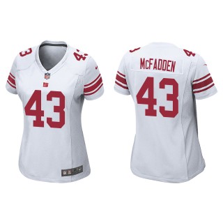 Women's Giants Micah McFadden White 2022 NFL Draft Game Jersey