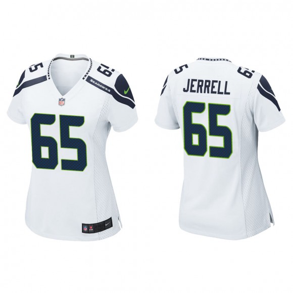 Women's Seahawks Michael Jerrell White Game Jersey