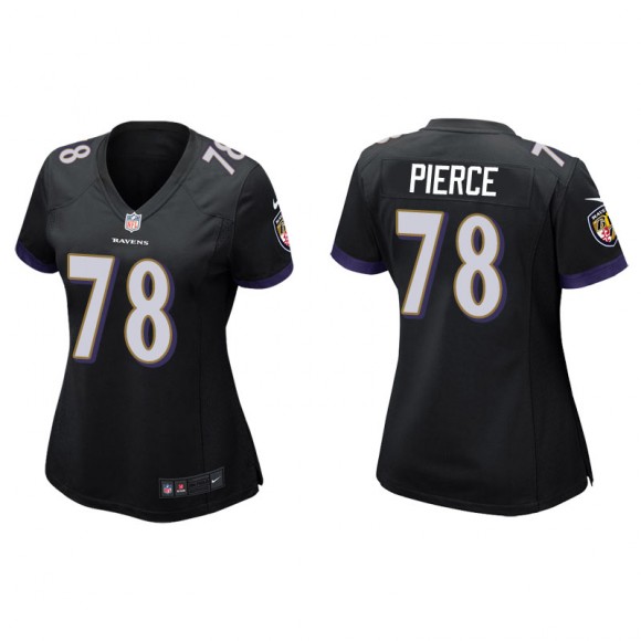 Women's Ravens Michael Pierce Black Game Jersey