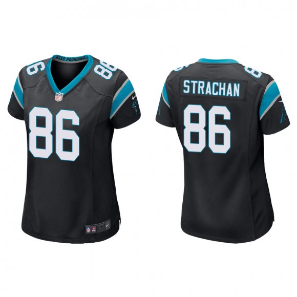 Women's Michael Strachan Carolina Panthers Black Game Jersey