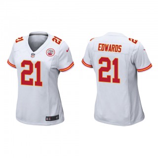 Women's Mike Edwards White Game Jersey