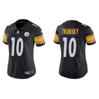 Women's Steelers Mitchell Trubisky Black Vapor Limited Jersey