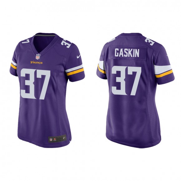 Women's Vikings Myles Gaskin Purple Game Jersey