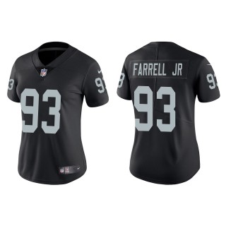 Women's Raiders Neil Farrell Jr. Black Vapor Limited Jersey