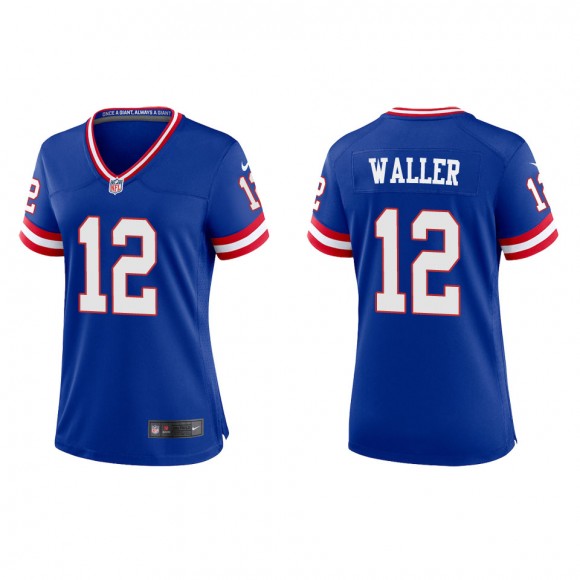 Women's Giants Darren Waller Royal Classic Game Jersey