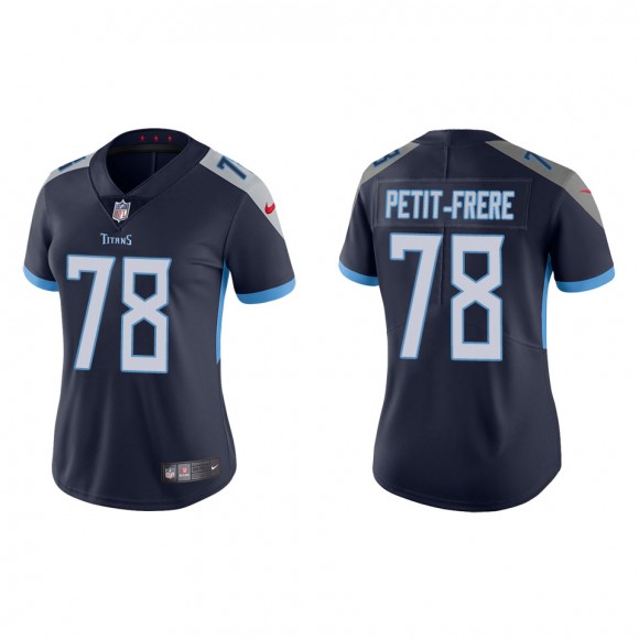 Women's Titans Nicholas Petit-Frere Navy Vapor Limited Jersey