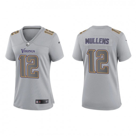 Women's Minnesota Vikings Nick Mullens Gray Atmosphere Fashion Game Jersey