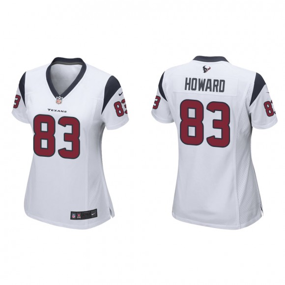 Women's Houston Texans O.J. Howard White Game Jersey