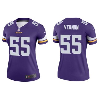 Women's Minnesota Vikings Olivier Vernon Purple Legend Jersey