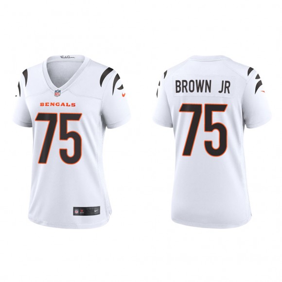 Women's Orlando Brown Jr. White Game Jersey