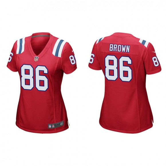 Women's Patriots Pharaoh Brown Red Game Jersey