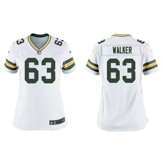 Women's Packers Rasheed Walker White Game Jersey