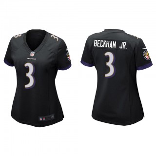 Women's Odell Beckham Jr. Black Game Jersey
